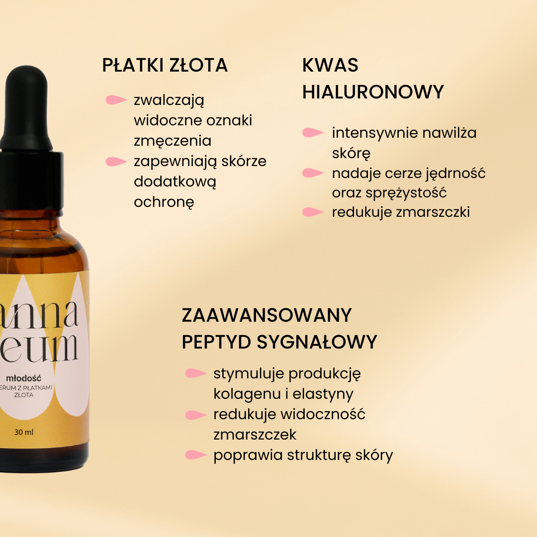 Serum z płatkami złota Młodość - obrazek 3