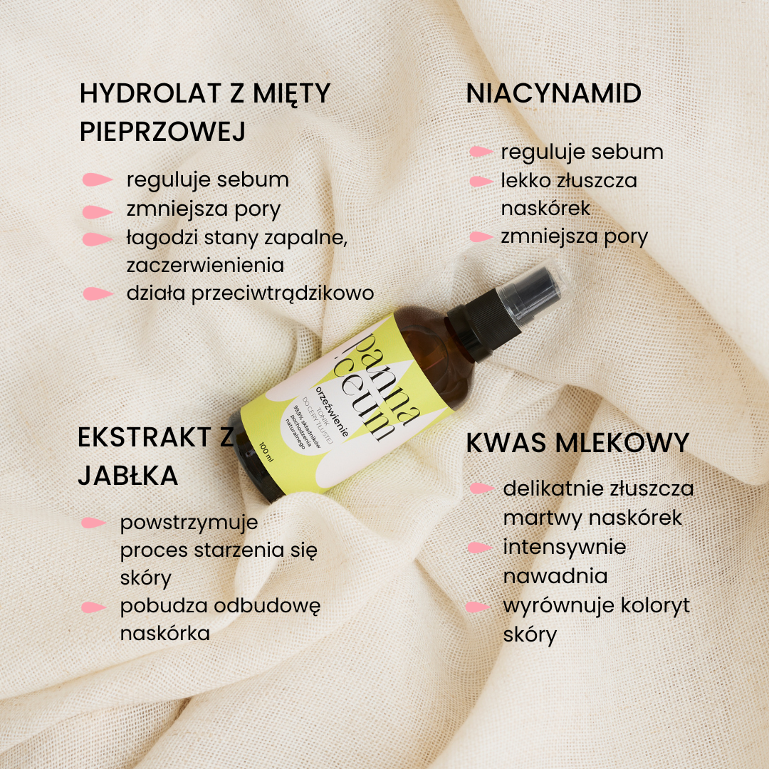 Tonik do cery tłustej Orzeźwienie - obrazek 3